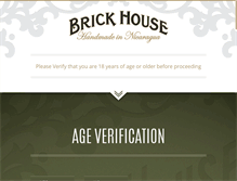 Tablet Screenshot of brickhousecigars.com